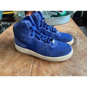 Big Kids 6.5Y - Air Force 1 High GS 'Deep Royal Blue' - Womens size 8- shoes